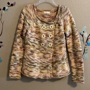 Sleeping on snow chunky knit sweater s